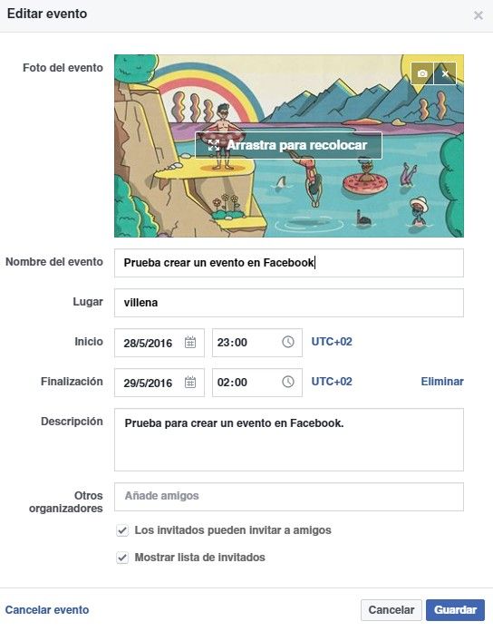 Crear un evento de Facebook - Fran Bravo Gestión de Presencia en Internet - Social Media - Redes Sociales - Community - Blog - Blogger - Villena - Alicante