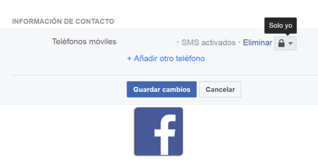 Ocultar nuestro telefono en Facebook Fran Bravo Gestion de presencia en internet
