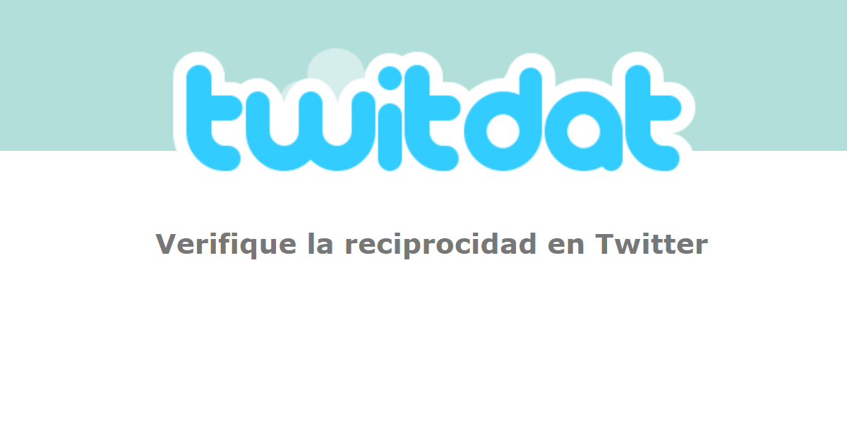 Twitdat para Twitter - Fran Bravo gestión de presencia en internet